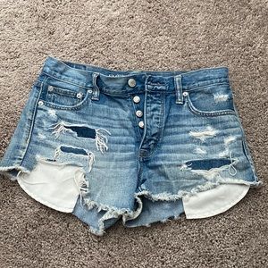 American eagle women’s jean shorts